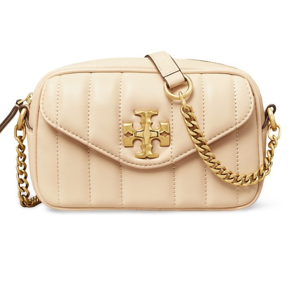 Tory Burch
Mini Kira Quilted Leather Camera Bag